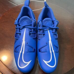 NEW Nike Alpha Menace Pro 3 Blue Cleats. Size 11.